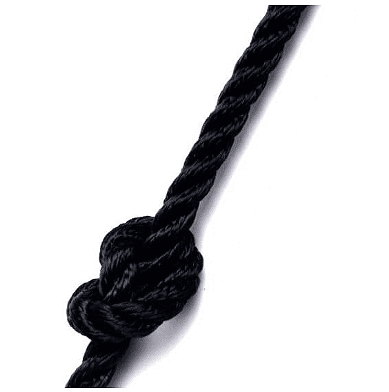 3 Strand Polyester Black Mooring Rope