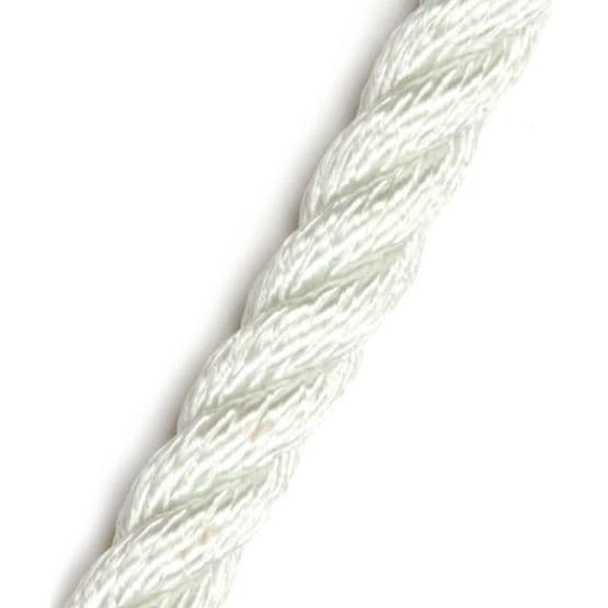 3 Strand White Nylon Anchor and Mooring Rope