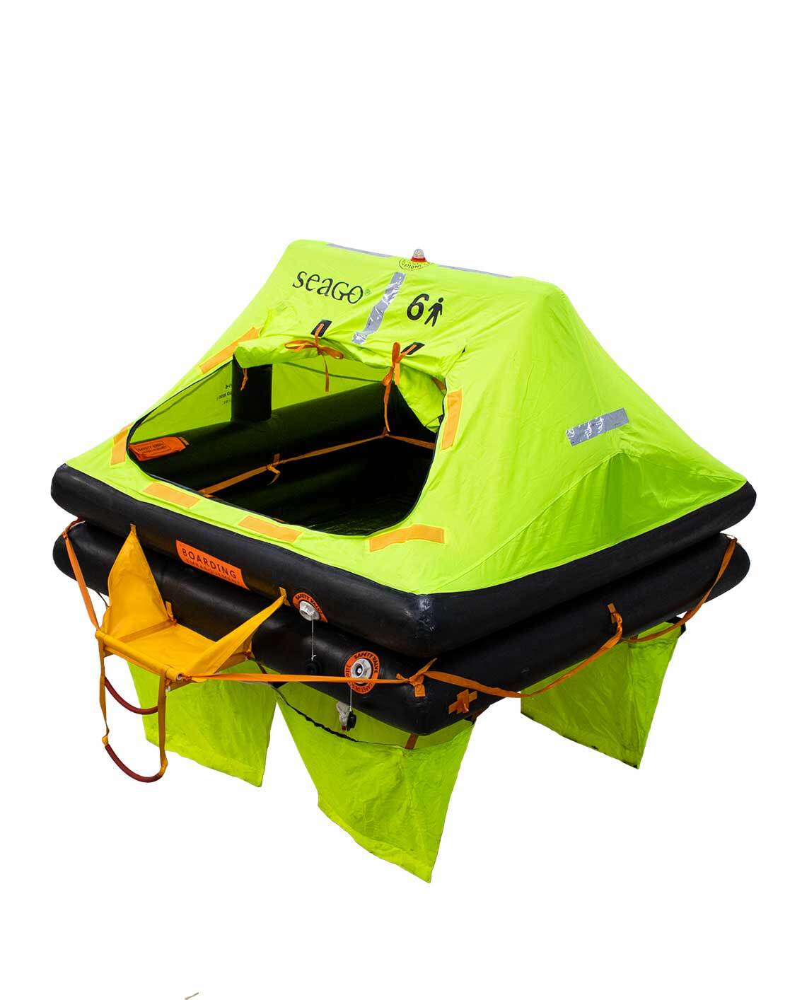 4 Person Cruiser Plus Life Raft Yellow Canopy ISO9650-1