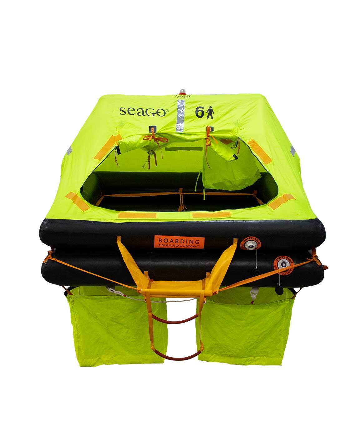 4 Person Cruiser Plus Life Raft Yellow Canopy ISO9650-1