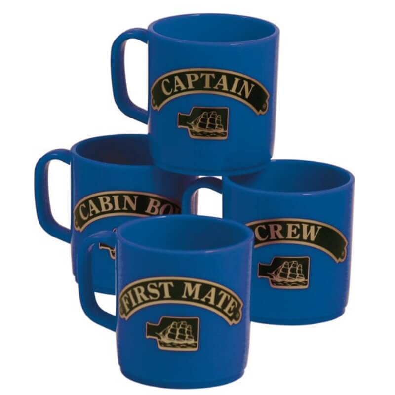 Stackable Mugs Blue