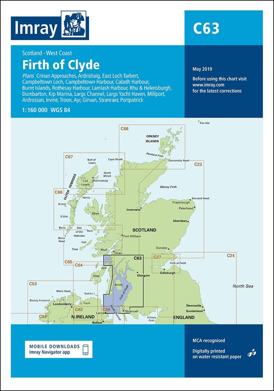 Imray Chart  Firth Of Clyde C63