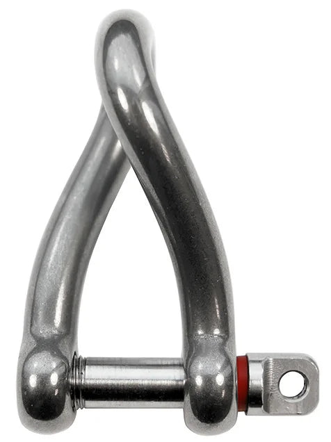 Stainless Steel Extra Long Twisted Shackle (8mm)