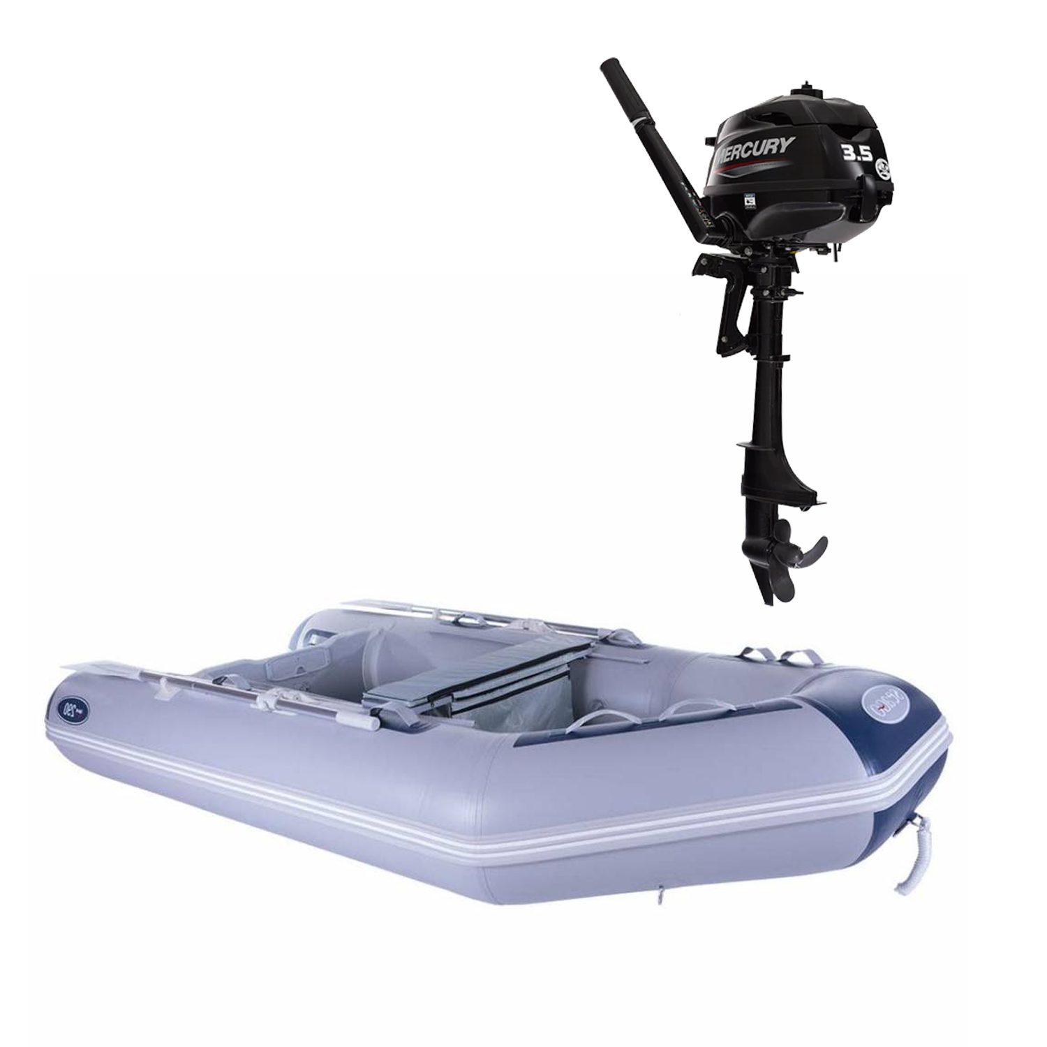 Seago Spirit Inflatable Boat & Mercury 3.5HP Outboard Engine