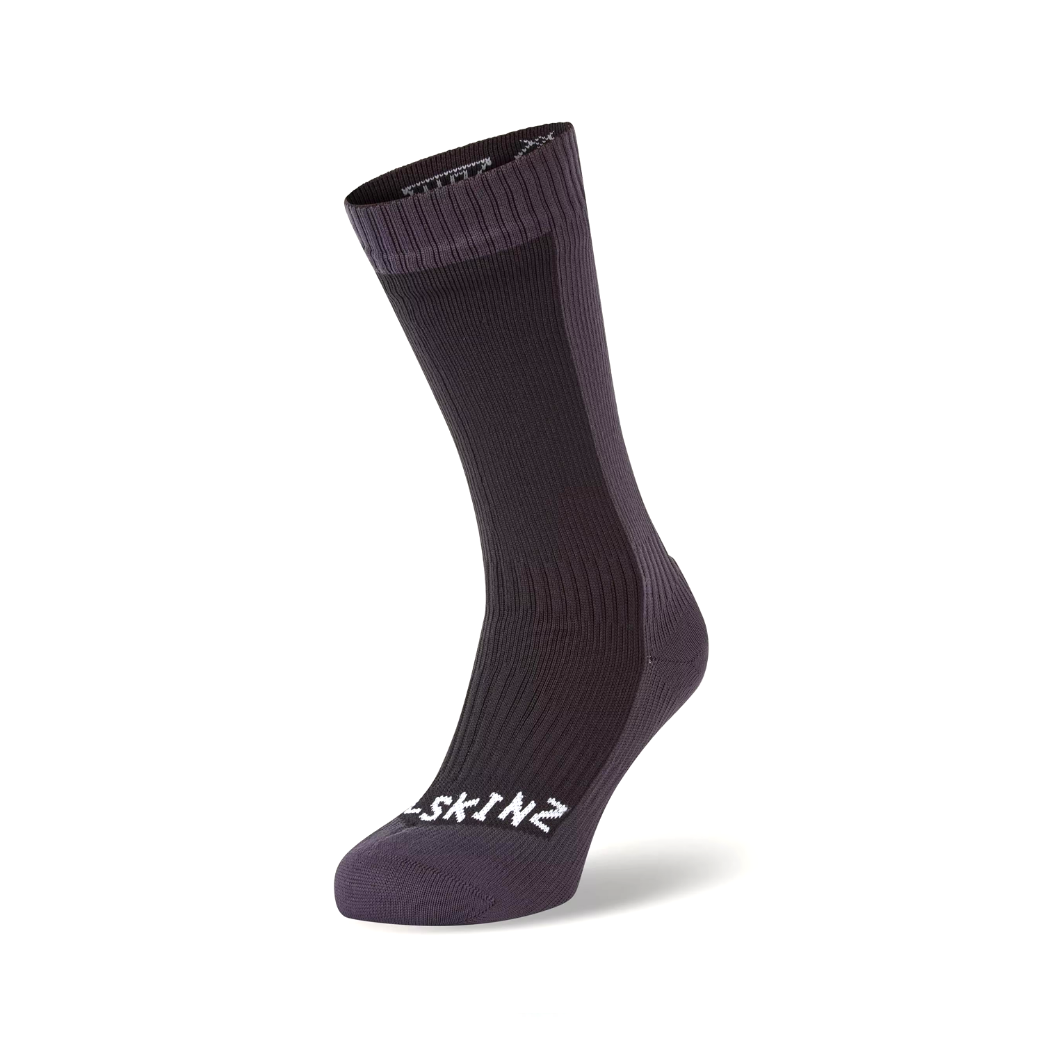 Cold Weather Mid Length Socks Black/Grey