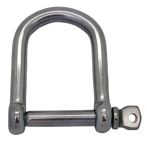Stainless Steel Wide Shackle (Multiple Sizes)