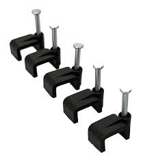Cable Clips 6Mm Flat. Q823