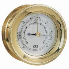 Capstan Barometer Brass 18014