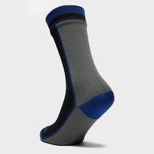 Mid Weight Mid Length Socks Black/Grey