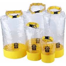 Aran Dry Bag Clear And Yellow 6236 Xl