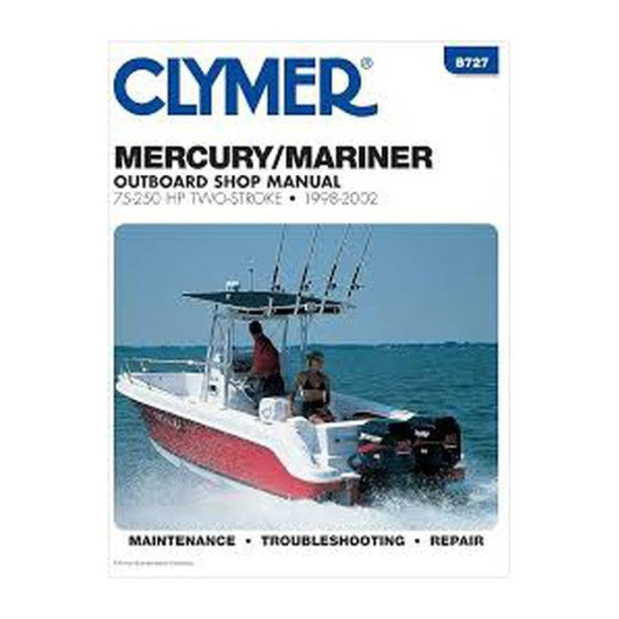 Mercury/Mariner Outboard Shop Manual  75 250Hp 2 Stroke 1998-2002