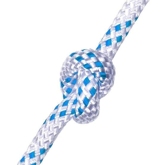 Kingbraid Polyester Braid on Braid / Braided Yachting Blue Fleck Rope