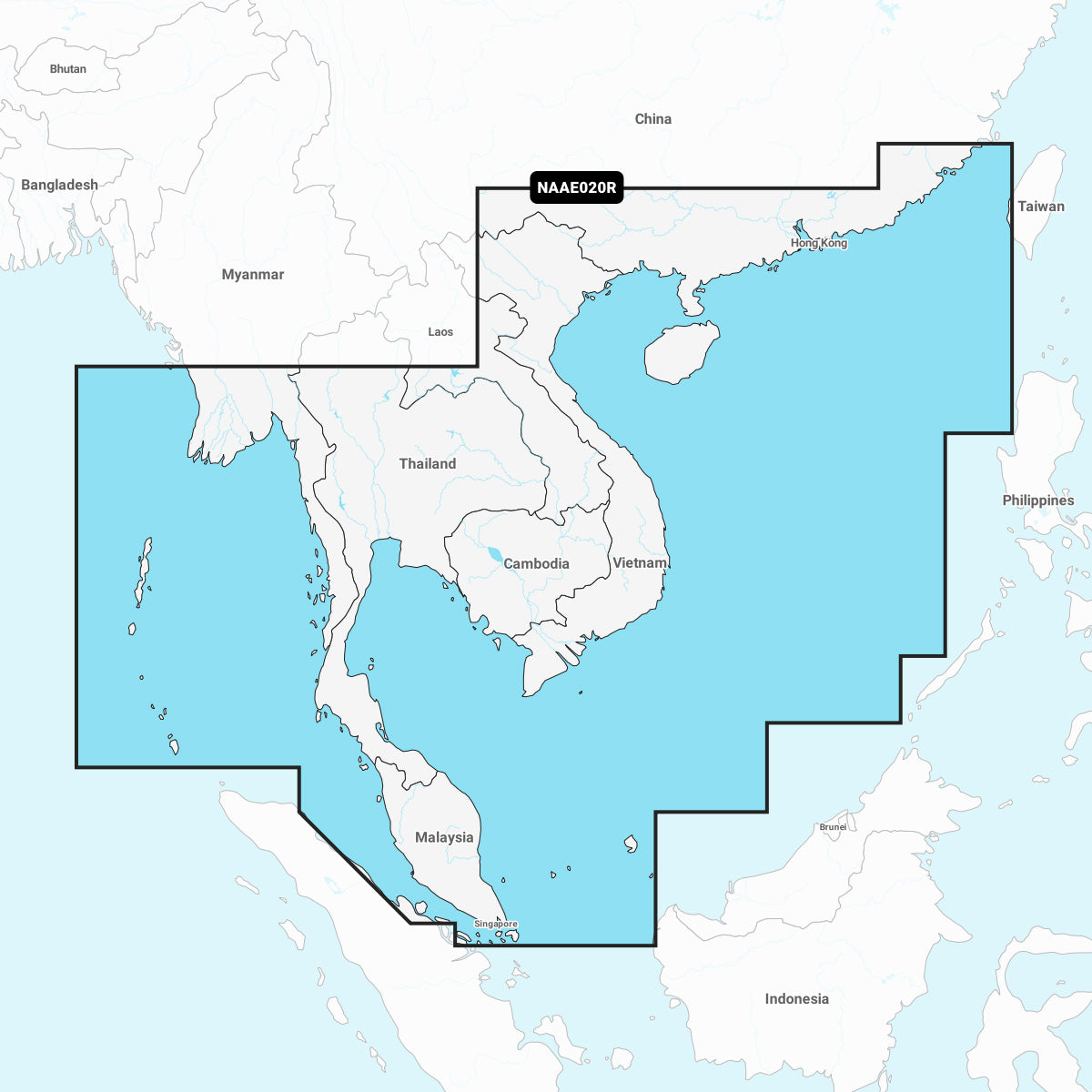 Navionics+ South China & Andaman Seas