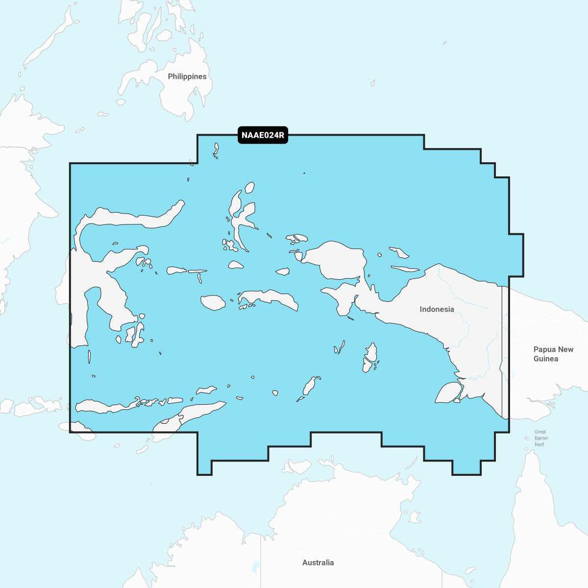 Navionics+ Central W. Papua & E. Sulawesi