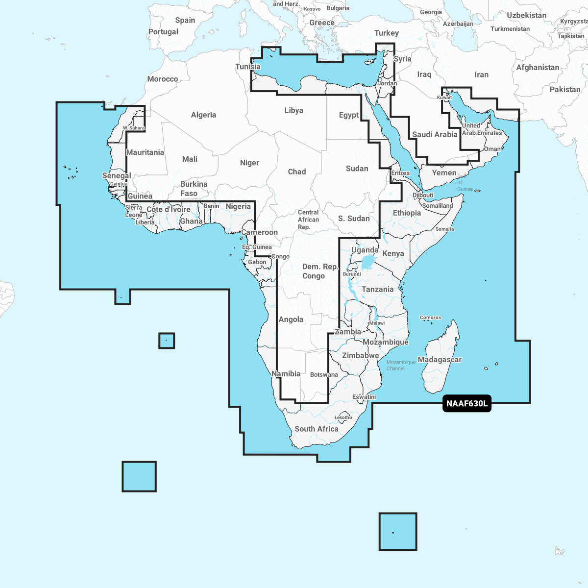 Navionics+ Africa & Middle East