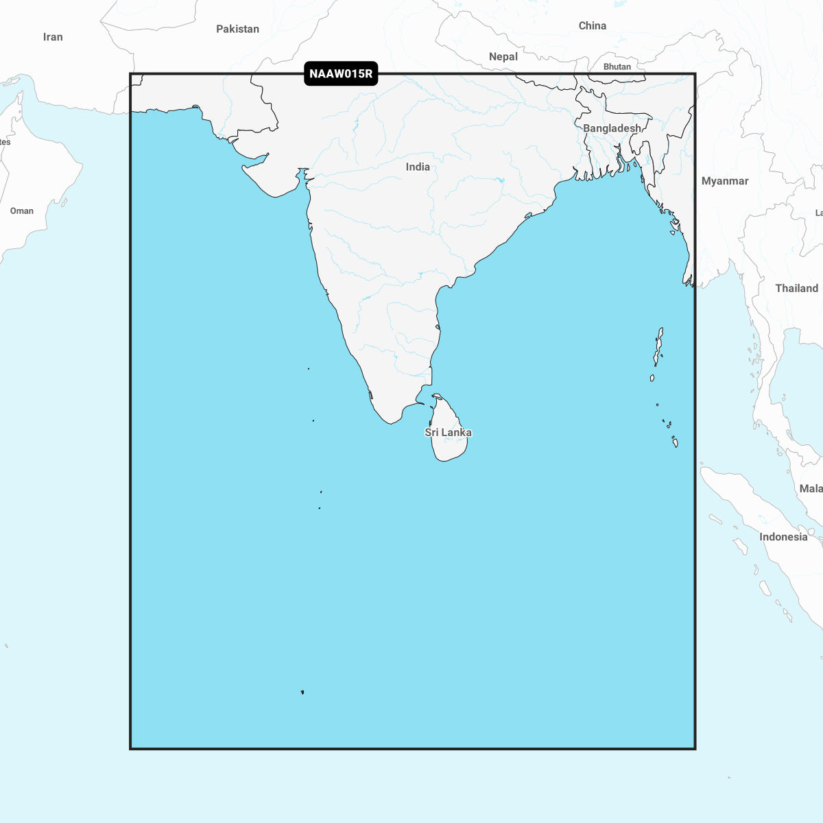 Navionics+ Indian Subcontinent