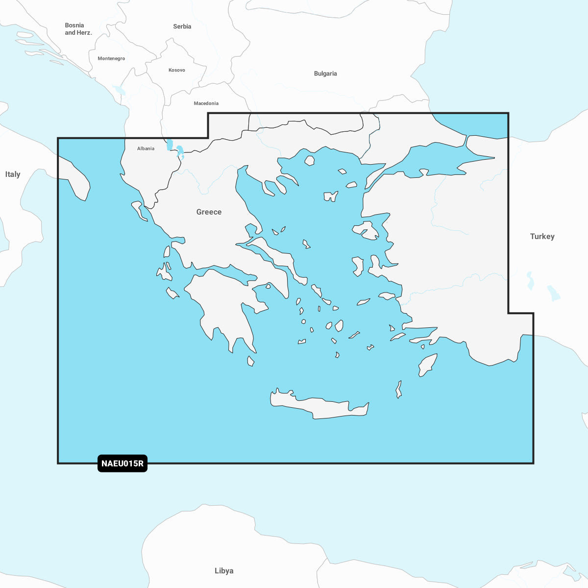 Navionics+ Aegean Sea, Sea of Marmara