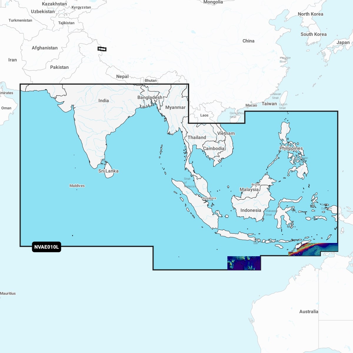 Garmin Navionics Vision+ Indian Ocean & South China Sea