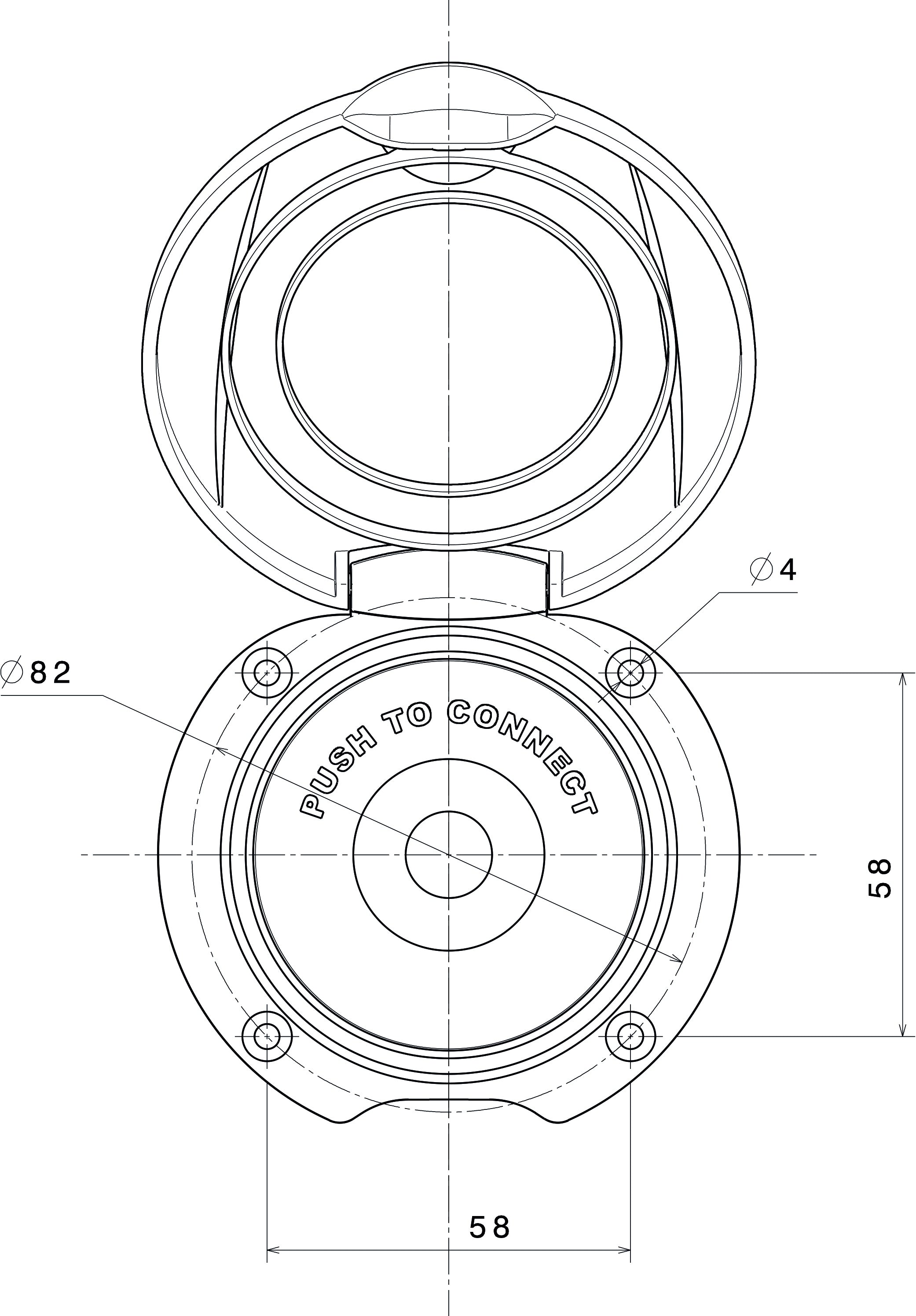 Cockpit Shower Housing