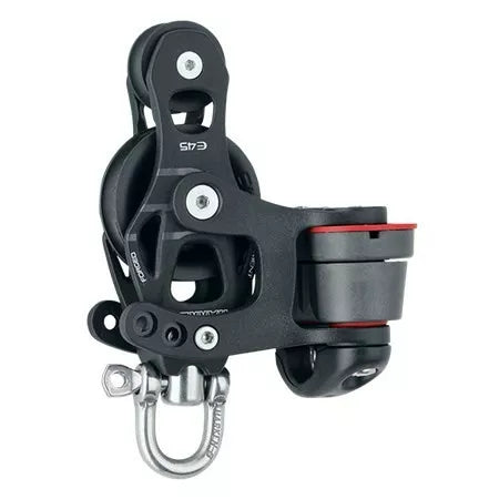 45mm Aluminum Element Fiddle Block Swivel Cam Cleat